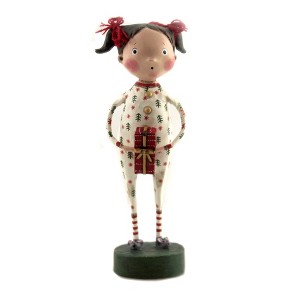 Lori Mitchell 6.5 Inch Jenny's Christmas Jammies Mouse Slippers Christmas Figurines - 1 of 3