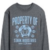 Men's - Marvel - Iron Man Property Of Stark Industries Long Sleeve Graphic T-Shirt - 2 of 4