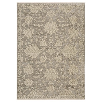 Oriental Weavers Capella CAP09 Grey / Beige Indoor Area Rug - 3'3" x 5'