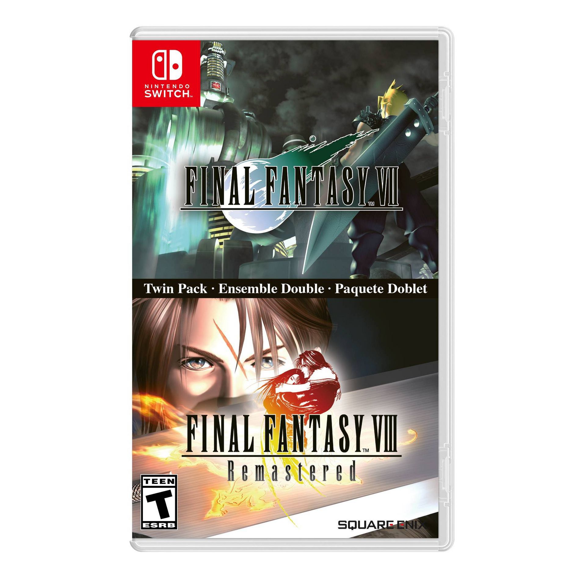 FINAL FANTASY VII & FINAL FANTASY VIII Remastered Twin-Pack - Nintendo Switch