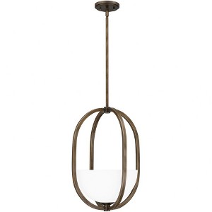 Quoizel Lighting Calluna 1 - Light Pendant in  Statuary Bronze - 1 of 1
