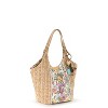 SAKROOTS Women's Artist Circle Mini Shopper, White Flower Blossom - 4 of 4