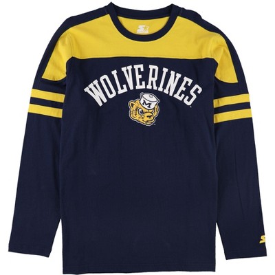 STARTER Mens Michigan Wolverines Graphic T-Shirt