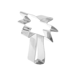 Unique Bargains Pastry Cutter Banana-Shaped Dishwasher Safe Stainless Steel Silver Tone 1Pcs - 1 of 4