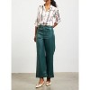 Women's Faux Leather Wide Leg Pants - SKIES ARE BLUE - 4 of 4