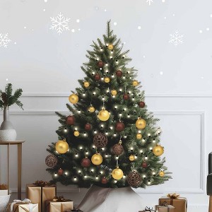 vidaXL Christmas Ball Set Set of 61 Shiny gold, matte gold, bronze - 1 of 4