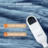 Bedsure | Electric Heated Blanket Soft & Washable Solid Flanne - 4 of 4