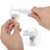 Unique Bargains Double Scale Eyebrow Measuring Ruler 4.13"x1.73" 1 Pc - 4 of 4