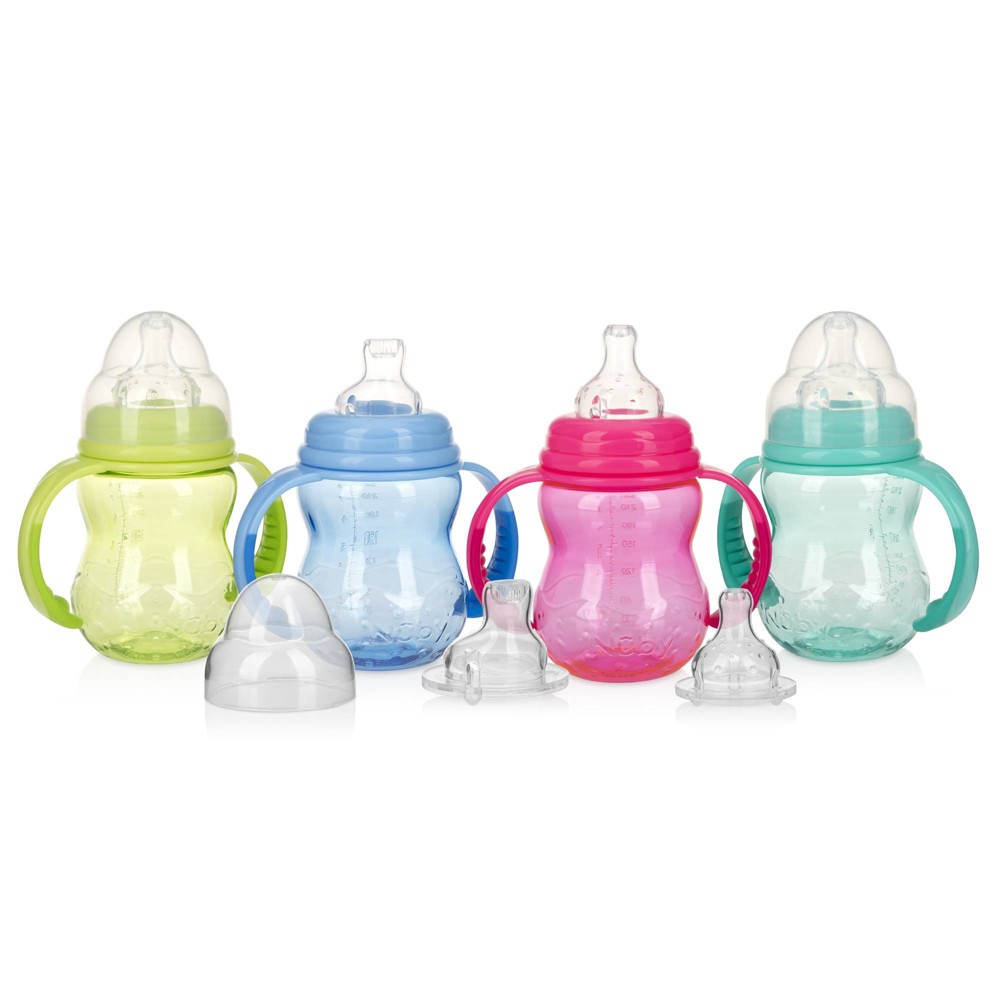 UPC 048526011070 product image for Nuby Cup 3 Stage Trainer Sippy Cup | upcitemdb.com