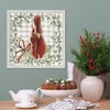 Courtside Market Rooster Holiday 8x8 Framed Art Board - 2 of 2