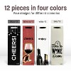 12pcs Wine Gift Bag, Silk Handles Recyclable Paper Wine Bottle Bag, Bulk Set for Wedding, Business Parties, Birthdays - Tirrinia - 2 of 4