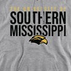 University of Southern Mississippi Official Stacked Unisex Adult Pull-Over Hoodie, White - 2 of 4