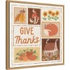 Amanti Art 22"x22" Autumn Days VIII by Laura Marshall Framed Canvas Wall Art Print - 2 of 4