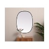 Elegant Lighting Metal Frame Oval Mirror 27x36 - 4 of 4