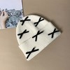 Anna-Kaci Women's Knitted Beanie with Black Bow Accents - Cute & Stylish Winter Hat for Cold Weather - 3 of 3