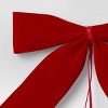8ct 4.5" Velvet Christmas Bow Red - Wondershop™ - 3 of 3