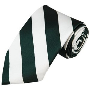 Men's 3.25 W And 58 L Inch With 0.75 Inch Stripe Width College Stripe Woven Necktie - 1 of 3