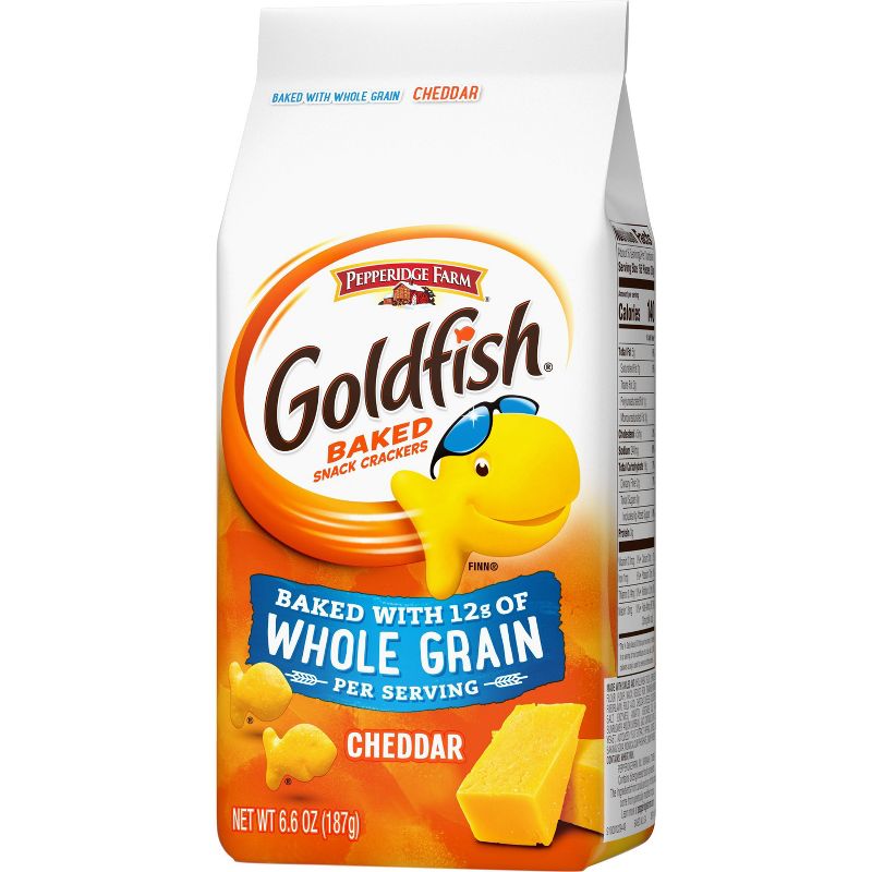 Pepperidge Farm Goldfish Cheddar Crackers Baked with Whole Grain- 6.6oz, 6 of 8