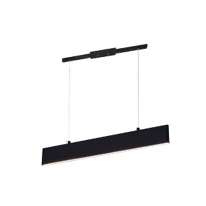 CWI Lighting Krista LED Chandelier With Satin Black Finish - 1 of 1