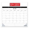 Desk Pad Calendar, 22 x 17, White Sheets, Black Binding, Clear Corners, 12-Month (Jan to Dec): 2026 - 4 of 4