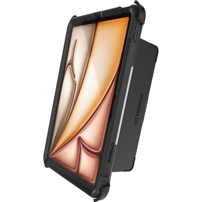 Black Rugged Polycarbonate Protective Tablet Cover with Stand