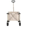 Folding Wagon Cart with All Terrain Wheels,Heavy Duty Garden Carts with Adjustable Handle - 3 of 4