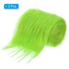 Unique Bargains DIY Crafts Halloween Gnome Beard Fluffy Plush Faux Fur Ribbon - 3 of 4