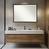 Amanti Art Incline Beveled Wood Framed Bathroom Vanity Wall Mirror - 4 of 4
