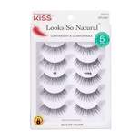 KISS Products False Eyelashes Multipack - No 03 Looks So Natural - 5ct