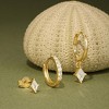 HTUTWOO Gold Hoop Earrings Set for Women, Hypoallergenic Cartilage Earrings, Trendy Earring Stacks for Multiple Piercing Jewelry Gift - 3 of 4