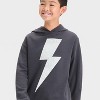 Grayson Threads Kids Big Boy French Terry Hoodie - Black - 2 of 4