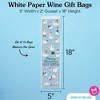 Big Dot of Happiness Christmas Silly Goose Wine Gift Bags, Funny Winter Christmas Thank You Wine Bottle Gift Wrap, Bulk Holiday Paper Bags - 12 ct - 4 of 4