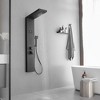 BWE 2-Jet Rainfall Shower Tower Shower Panel System with Rainfall Shower Head and Shower Wand - 3 of 4