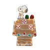 Peanuts 36in Peanuts L2D LED PreLit  Snoopy and Gingerbread Doghouse, Multi - 3 of 4
