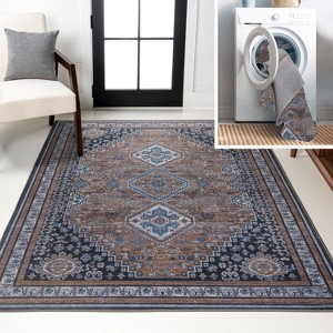 JONATHAN Y Dalyan Geometric Medallions Machine-Washable Area Rug - 1 of 4