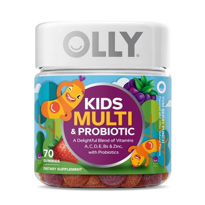 OLLY Kids' Multivitamin + Probiotic Gummies - Berry Punch