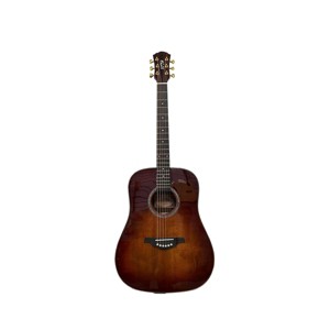 Best Beginner Acoustic Guitar for Adults Vintage 6-String Sunburst Guitar Colored Finish, Rosewood Fingerboard, Right-Handed-Cuddlewood - 1 of 4