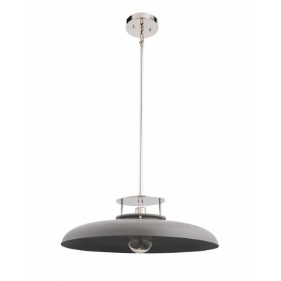 Brio Lighting Beacon 1 - Light Pendant in  Nickel/Grey