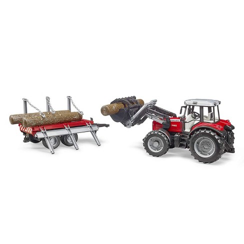1:16 scale Bruder Toys Massey Ferguson 7480 with frontloader 