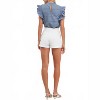 Women's Ruffle Sleeve Embroidered Cotton Top - 2.7 AUGUST APPAREL - 2 of 4