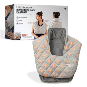 Sharper Image Neck and Back Heat Electric Massage Body Wrap - 1 of 4