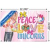 Trends International Jojo Siwa - Peace Love Unicorns Unframed Wall Poster Prints - 3 of 4
