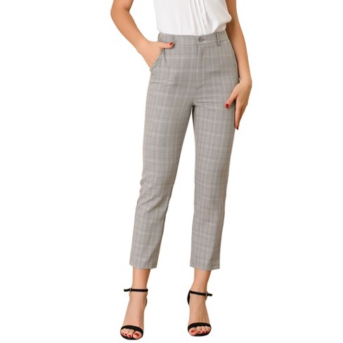 Women's High-Rise Plaid Pleated Tapered Pants - Wild Fable - Size