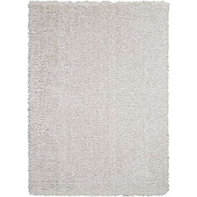 Nourison Luxe Shag Solid Machine Woven Indoor Rug