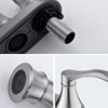 PAGED Bathroom Faucets with 360°Swivel Spout, 4 Inch Centerset Bathroom Sink Faucet with Pop Up Drain - 4 of 4