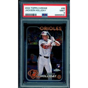 Jackson Holliday Rookie Card 2024 Topps Chrome #88 PSA 9 - 1 of 2