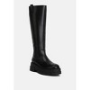 Blume Faux Leather Chunky Platform Knee Length Boots - image 3 of 4