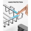 Aoibox Stainless Steel Adhesive Soap Holder with 4 Hooks for Shower Wall, Rustproof and Waterproof Bathroom Soap Dish - 4 of 4