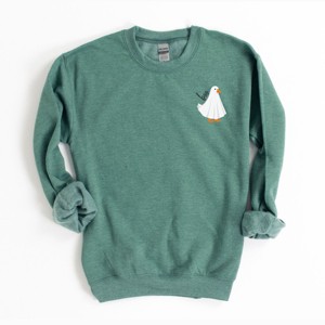Simply Sage Market Boo Ghost Goose Sweatshirt - 1 of 4