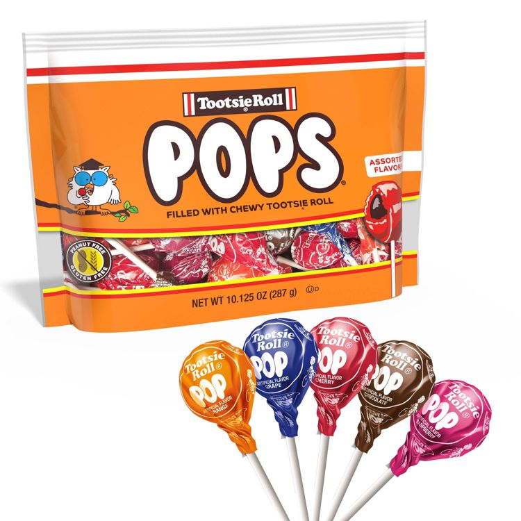 Tootsie Pops Candy Assorted Flavor Lollipops Standup Bag – 10.125oz, 3 of 5
